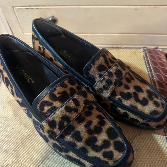 Vionic Leopard Print Loafers - Picture 8 of 8